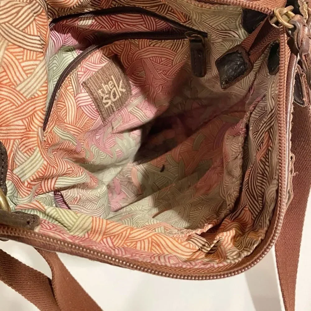 The Sak leather crossbody purse